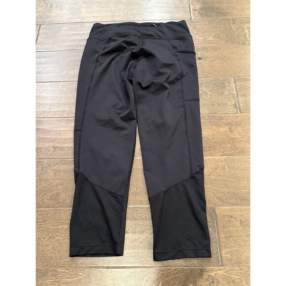 Nike Womens Black Power Running Cropped Leggings Size XS CD8214-010 - Picture 3 of 9